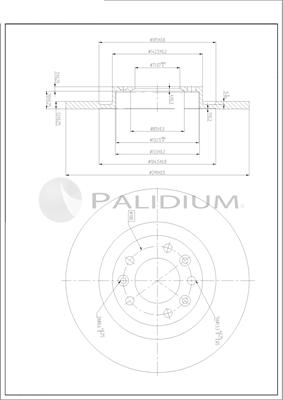 Ashuki P331-140 - Спирачен диск vvparts.bg