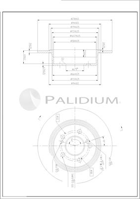 Ashuki P331-132 - Спирачен диск vvparts.bg