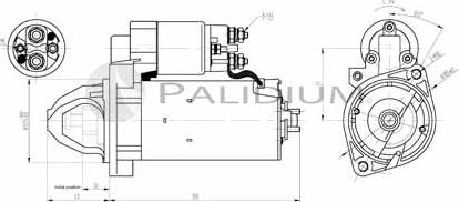 Ashuki PAL17-1005 - Стартер vvparts.bg