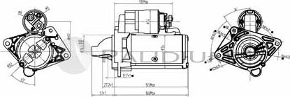 Ashuki PAL17-1008 - Стартер vvparts.bg