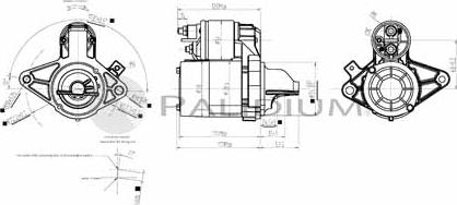 Ashuki PAL17-1002 - Стартер vvparts.bg