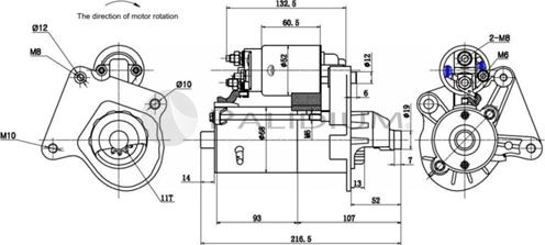 Ashuki PAL17-1015 - Стартер vvparts.bg