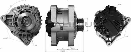 Ashuki PAL17-2002 - Генератор vvparts.bg