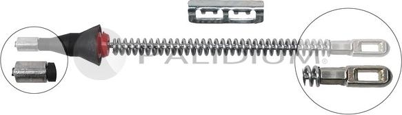 Ashuki PAL3-1060 - Жило, ръчна спирачка vvparts.bg