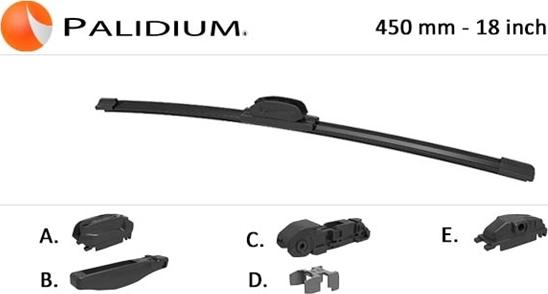 Ashuki PAL7-2450 - Перо на чистачка vvparts.bg