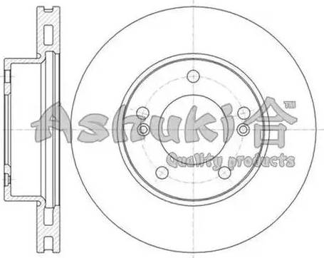 Ashuki SY606-04 - Спирачен диск vvparts.bg