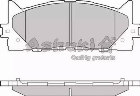 Ashuki T113-05 - Комплект спирачно феродо, дискови спирачки vvparts.bg