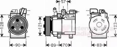 Ashuki Y555-23 - Компресор, климатизация vvparts.bg