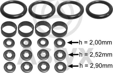 Aslyx AS-506251 - Комплект гарнитури, впръскваща дюза vvparts.bg