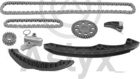 Aslyx AS-521182 - Комплект ангренажна верига vvparts.bg