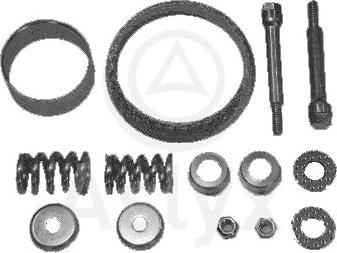 Aslyx AS-104599 - Монтажен комплект, изпускателна система vvparts.bg