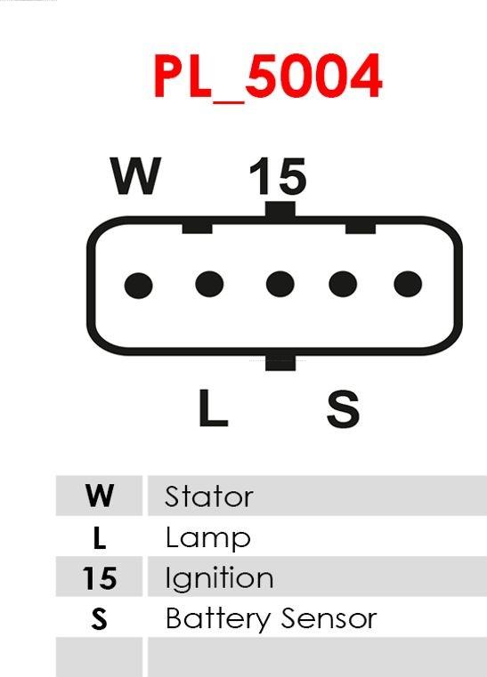 AS-PL A5368SR - Генератор vvparts.bg