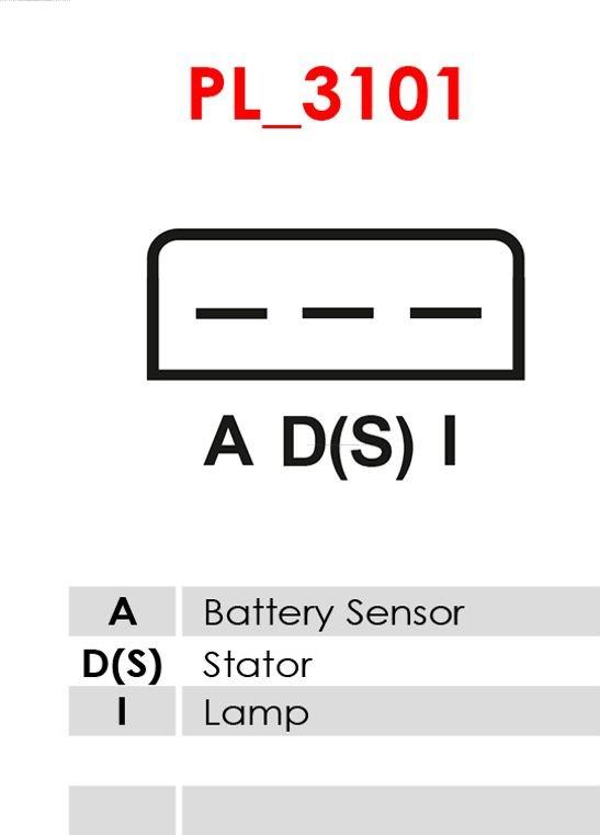 AS-PL ARE9009 - Регулатор на генератор vvparts.bg