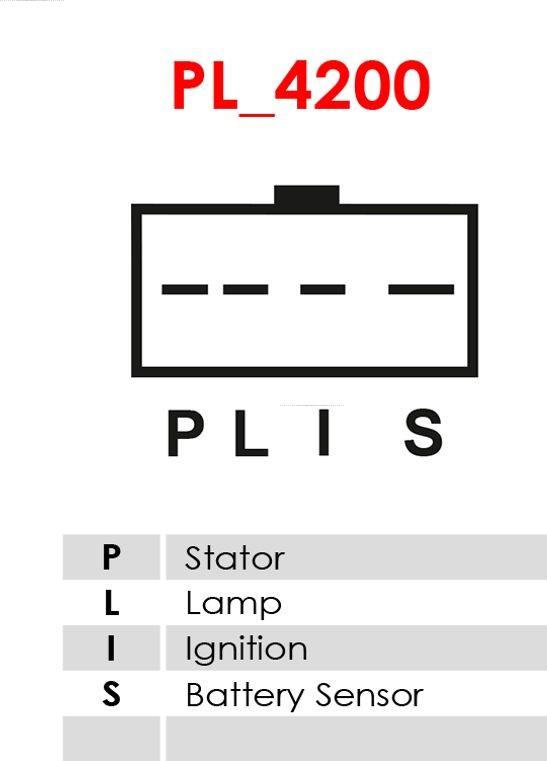 AS-PL A1008 - Генератор vvparts.bg