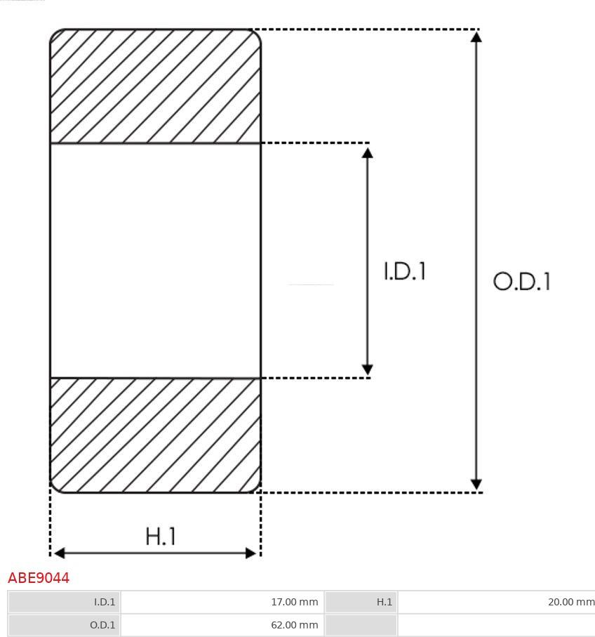 AS-PL ABE9044 - Лагер vvparts.bg