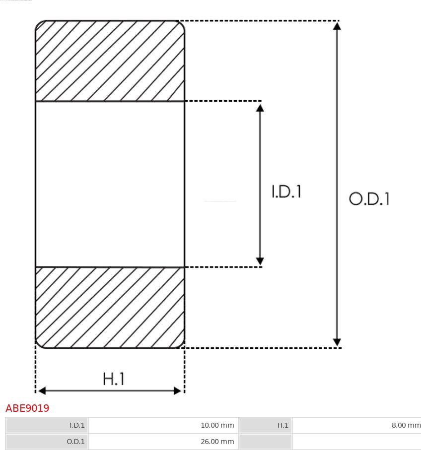 AS-PL ABE9019 - Лагер vvparts.bg