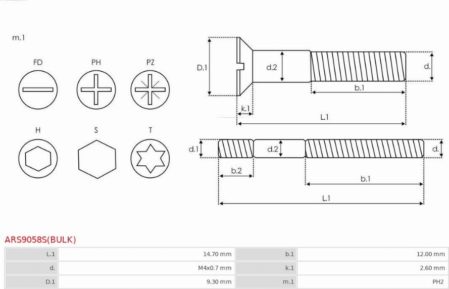 AS-PL ARS9058S(BULK) - Ремонтен комплект, генератор vvparts.bg