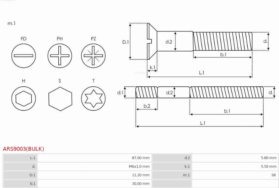 AS-PL ARS9003(BULK) - Ремонтен комплект, генератор vvparts.bg