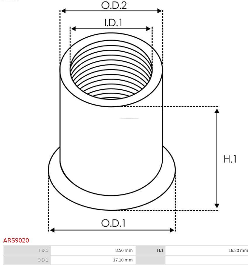 AS-PL ARS9020 - Ремонтен комплект, генератор vvparts.bg