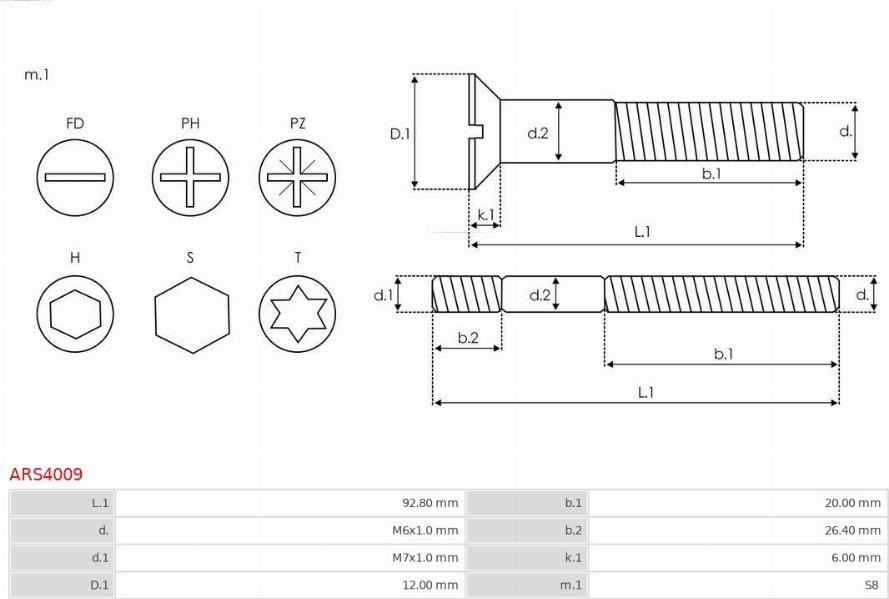 AS-PL ARS4009 - Ремонтен комплект, генератор vvparts.bg