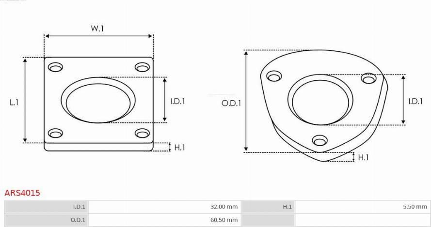 AS-PL ARS4015 - Ремонтен комплект, генератор vvparts.bg