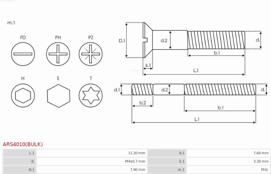 AS-PL ARS4010(BULK) - Ремонтен комплект, генератор vvparts.bg