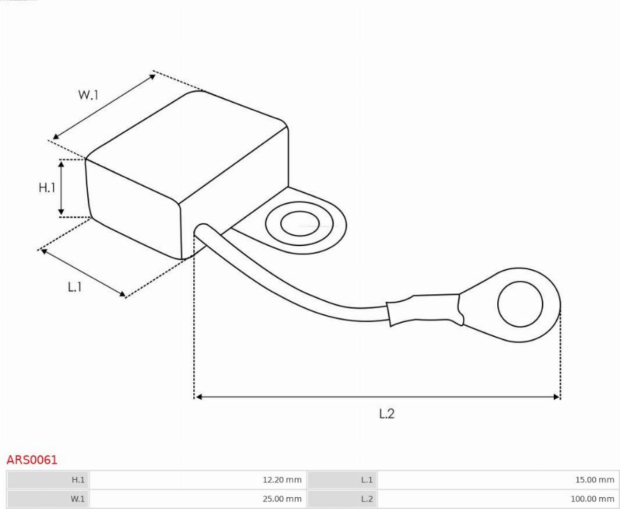 AS-PL ARS0061 - Ремонтен комплект, генератор vvparts.bg