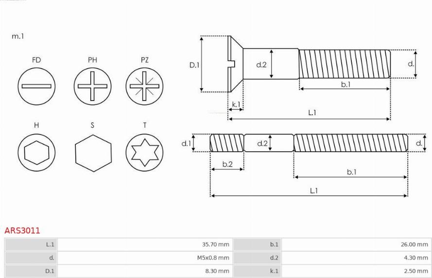 AS-PL ARS3011 - Ремонтен комплект, генератор vvparts.bg