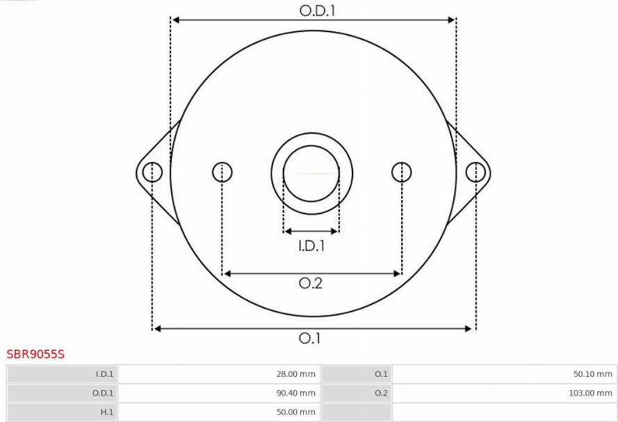 AS-PL SBR9055S - Капак на стартера, карбуратор vvparts.bg