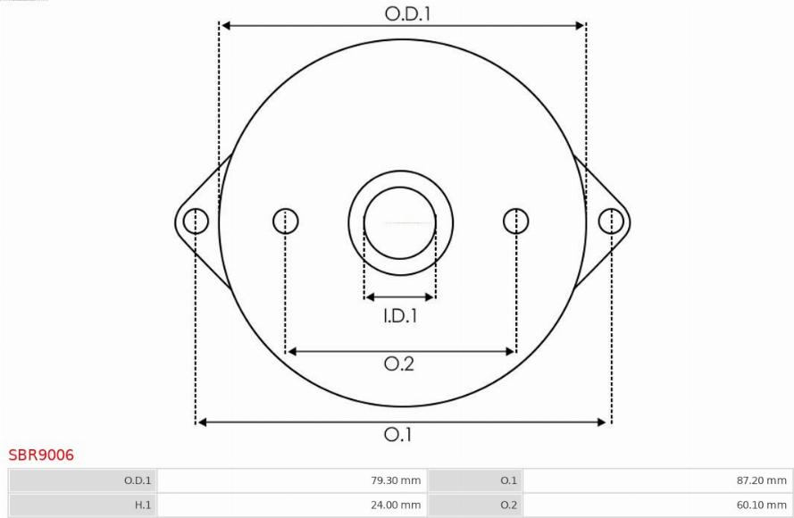 AS-PL SBR9006 - Капак на стартера, карбуратор vvparts.bg