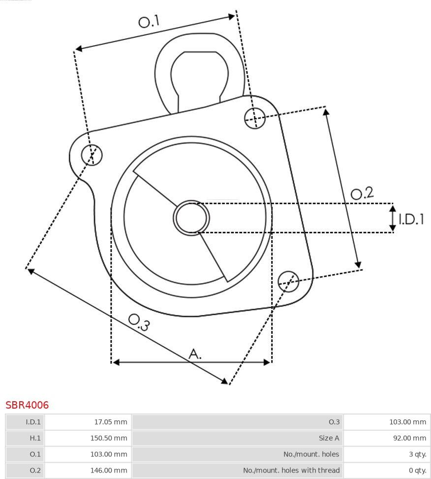 AS-PL SBR4006 - Капак на стартера, карбуратор vvparts.bg