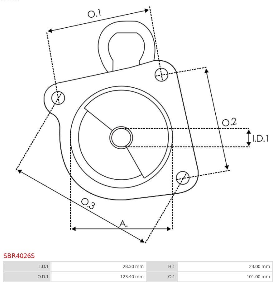 AS-PL SBR4026S - Капак на стартера, карбуратор vvparts.bg