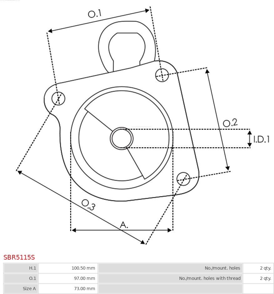 AS-PL SBR5115S - Капак на стартера, карбуратор vvparts.bg