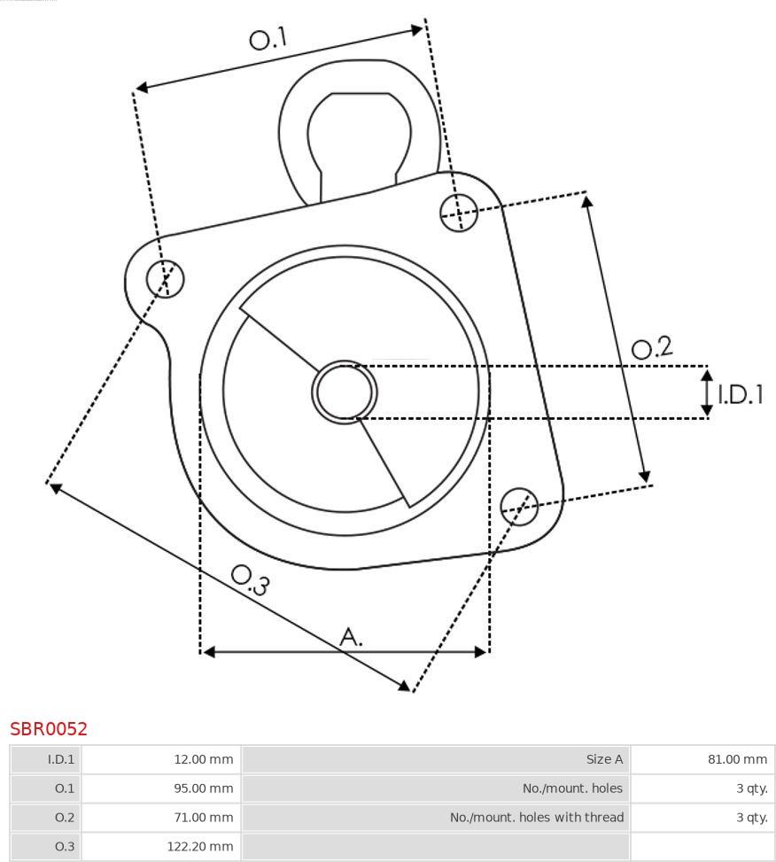 AS-PL SBR0052 - Капак на стартера, карбуратор vvparts.bg