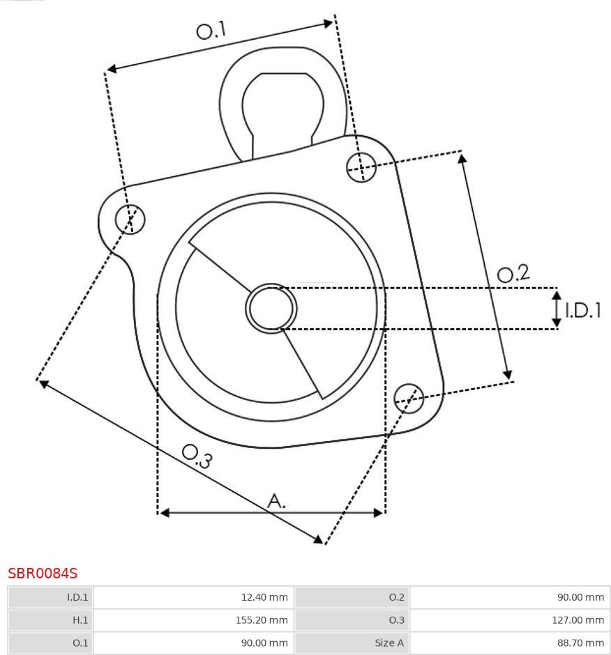 AS-PL SBR0084S - Капак на стартера, карбуратор vvparts.bg