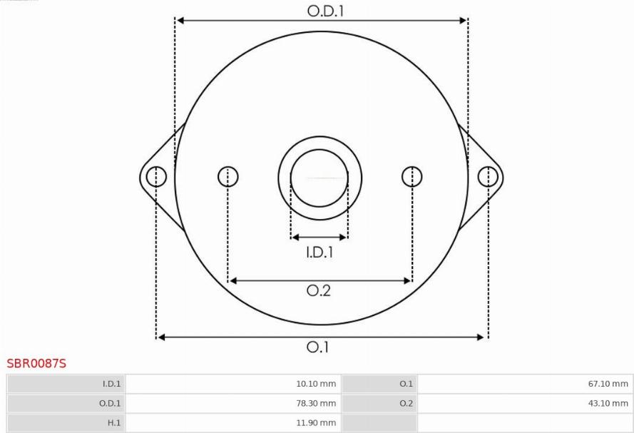 AS-PL SBR0087S - Капак на стартера, карбуратор vvparts.bg