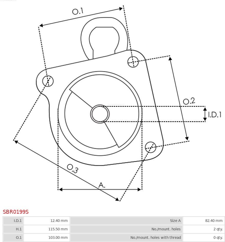 AS-PL SBR0199S - Капак на стартера, карбуратор vvparts.bg