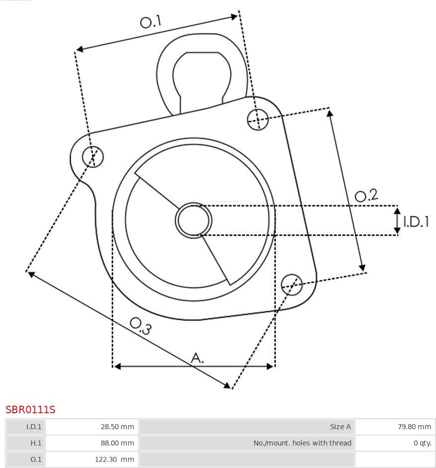 AS-PL SBR0111S - Капак на стартера, карбуратор vvparts.bg