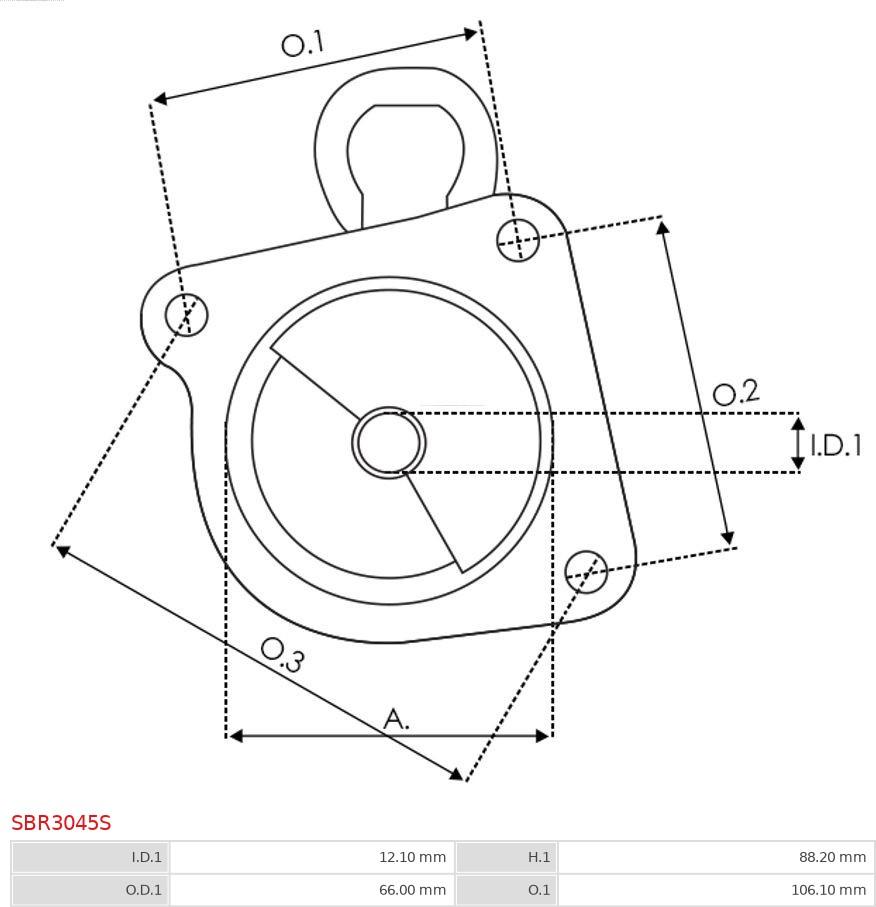 AS-PL SBR3045S - Капак на стартера, карбуратор vvparts.bg