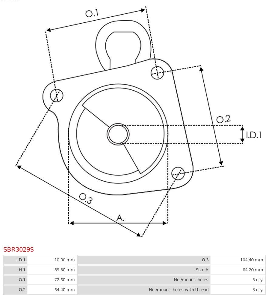 AS-PL SBR3029S - Капак на стартера, карбуратор vvparts.bg