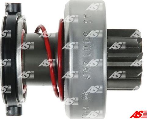 AS-PL SD0125P - Зъбно колелце, стартер vvparts.bg