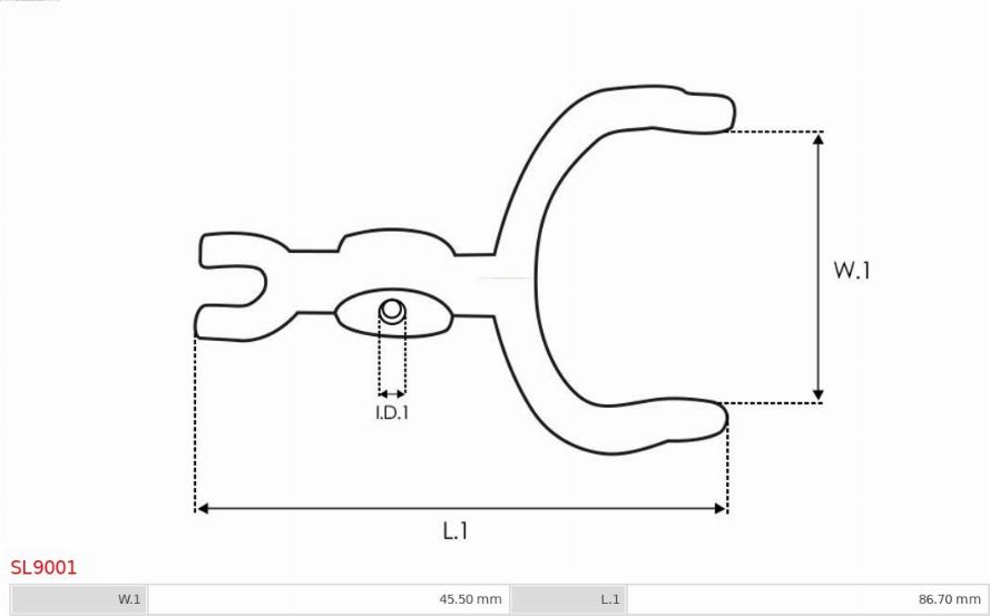 AS-PL SL9001 - Ремонтен комплект, стартер vvparts.bg