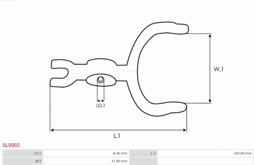 AS-PL SL0002 - Ремонтен комплект, стартер vvparts.bg