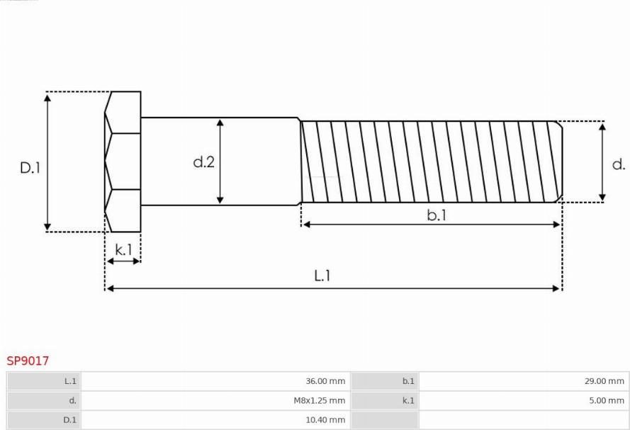 AS-PL SP9017 - Ремонтен комплект, стартер vvparts.bg