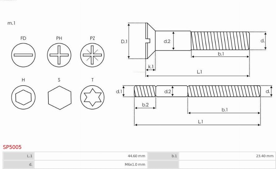 AS-PL SP5005 - Ремонтен комплект, генератор vvparts.bg