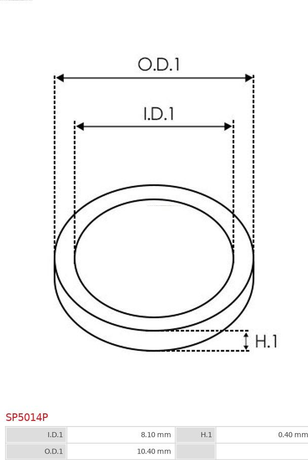 AS-PL SP5014P - Ремонтен комплект, генератор vvparts.bg