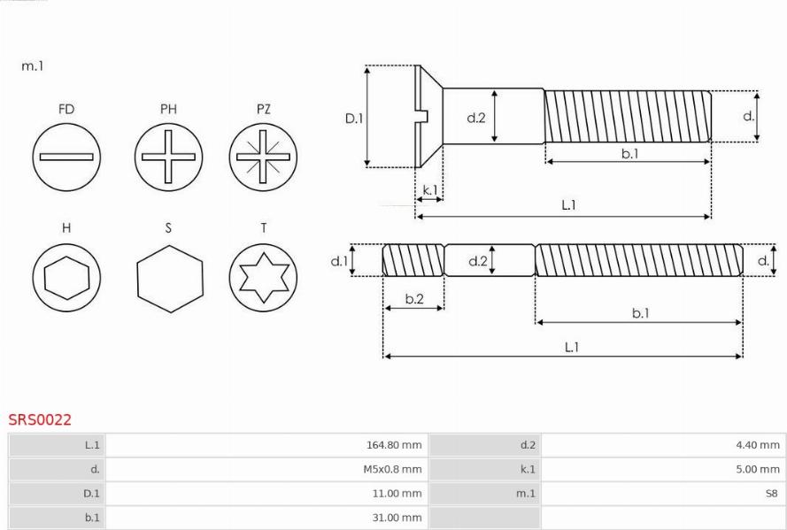 AS-PL SRS0022 - Ремонтен комплект, генератор vvparts.bg