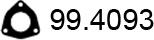 ASSO 99.4093 - Уплътнение, изпускателни тръби vvparts.bg