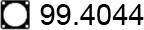 ASSO 99.4044 - Уплътнение, изпускателни тръби vvparts.bg