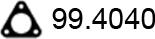 ASSO 99.4040 - Уплътнение, изпускателни тръби vvparts.bg